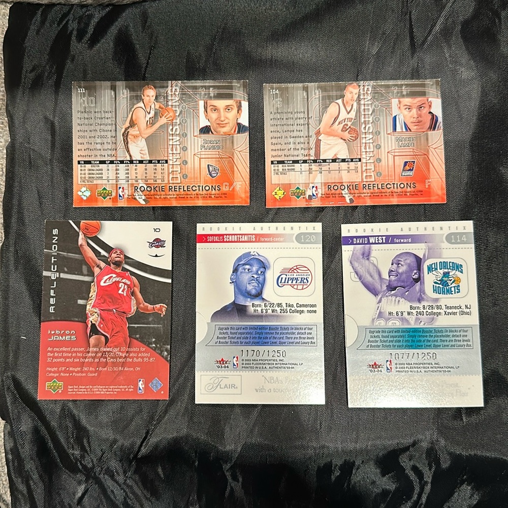 Basketball cards
